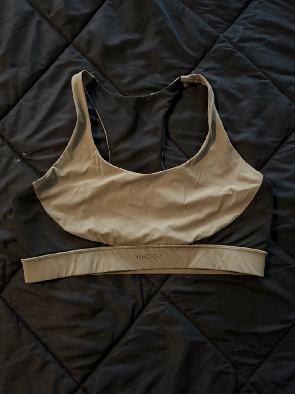 {WHOOP} Olive Green Racerback Sports Bra